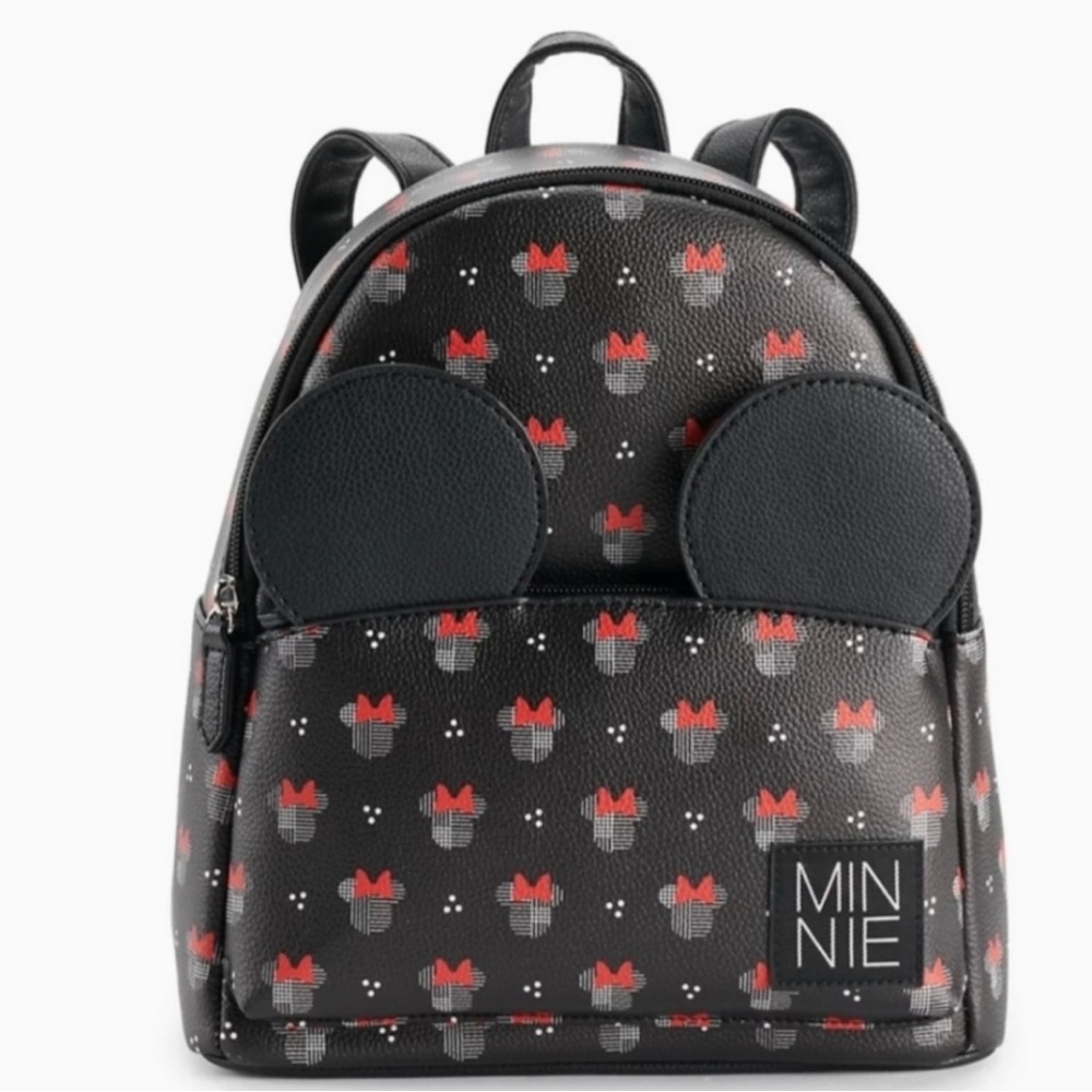 Disney Minnie Mouse Black and Red Backpack by Danielle Nicole- RARE